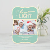 あなたのハートが薄緑およびクリーム色があるようにして下さい シーズンカード (スタンド正面)