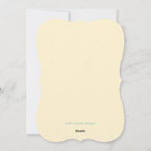 あなたのハートが薄緑およびクリーム色があるようにして下さい シーズンカード (裏面)