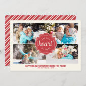 あなたのハートが軽い休日の写真カードがあるようにして下さい シーズンカード (正面/裏面)