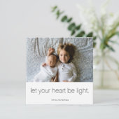 あなたのハートが軽い写真カードがあるようにして下さい シーズンカード (スタンド正面)