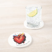 あなたのハートで彼女に手を届ける コースター (側面)