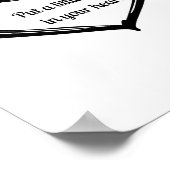 あなたのハートに少し愛を置く ポスター (角)