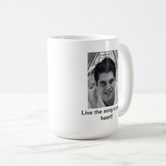 あなたのハートに歌は住んでいます! FreddyFrogのコップ コーヒーマグカップ (正面右)