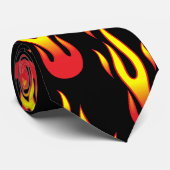 あなたのハートに燃料を供給する炎 ネクタイ (ロール)