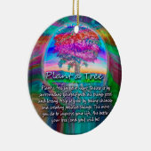 あなたのハートに生命の木を植える セラミックオーナメント (右)