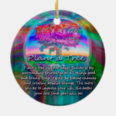 あなたのハートに生命の木を植える セラミックオーナメント (裏面)