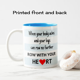 あなたのハートのストライプ乗組員と並ぶ ツートーンマグカップ