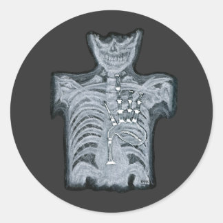 あなたのハートのバグパイプ – Scotish Ed.シール ラウンドシール