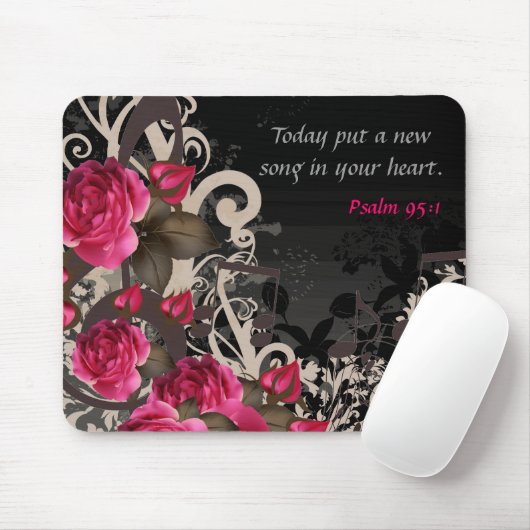 あなたのハートのマウスパッドに新しい歌を置いて下さい マウスパッド (マウス)