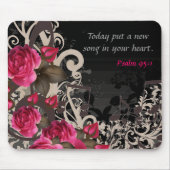 あなたのハートのマウスパッドに新しい歌を置いて下さい マウスパッド (正面)