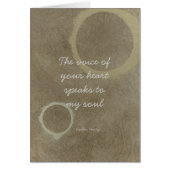 あなたのハートの声 – 円 (正面)