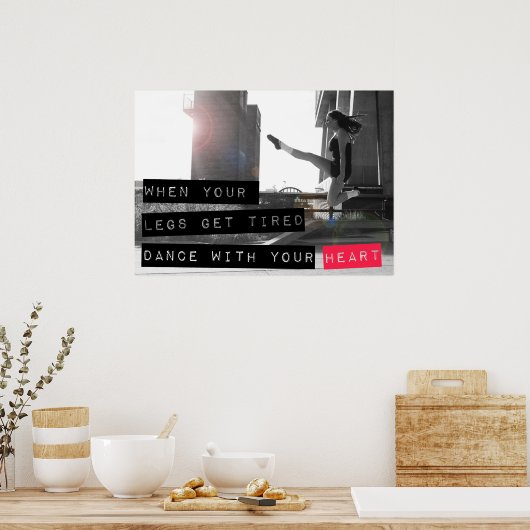 あなたのハートの天井ムーアのポスターで踊る ポスター (キッチン)