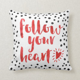 あなたのハートの引用文を後を追って下さい クッション