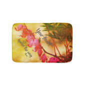 あなたのハートは出血ハートを知っている感動的 バスマット (正面)