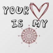 あなたのハートは私のコンパスだ ウィンドウサイン (シート)