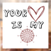 あなたのハートは私のコンパスだ ウィンドウサイン (シート2)