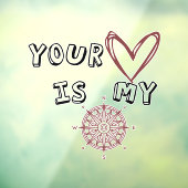 あなたのハートは私のコンパスだ ウィンドウサイン (シート3)