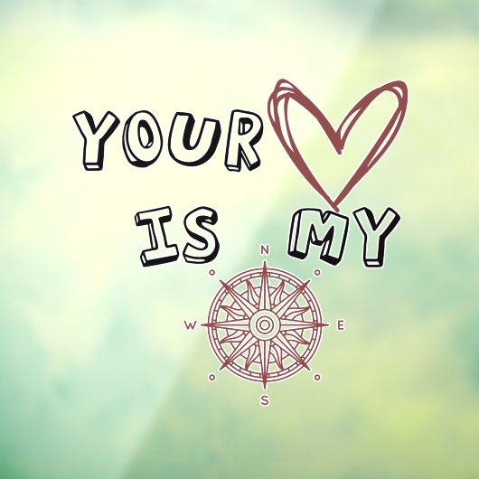 あなたのハートは私のコンパスだ ウィンドウサイン (シート3)