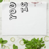 あなたのハートは私のコンパスだ キッチンタオル (折り畳み)