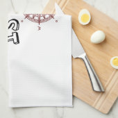 あなたのハートは私のコンパスだ キッチンタオル (四つ折り)