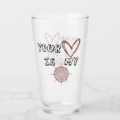 あなたのハートは私のコンパスだ タンブラーグラス (裏面)