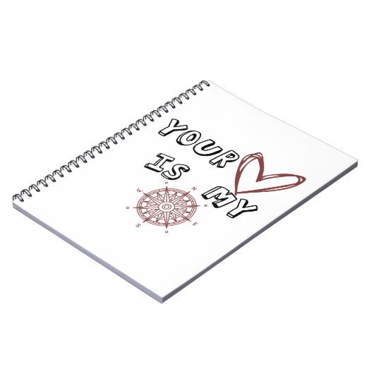 あなたのハートは私のコンパスだ ノートブック (左側)