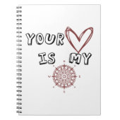 あなたのハートは私のコンパスだ ノートブック (正面)