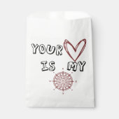 あなたのハートは私のコンパスだ フェイバーバッグ (正面)