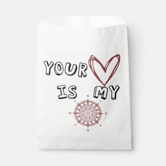 あなたのハートは私のコンパスだ フェイバーバッグ (正面)
