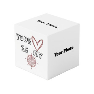 あなたのハートは私のコンパスだ フォトキューブ