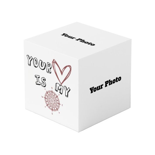 あなたのハートは私のコンパスだ フォトキューブ (正面アングル)