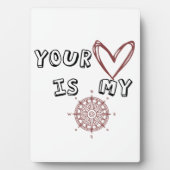 あなたのハートは私のコンパスだ フォトプラーク (正面)