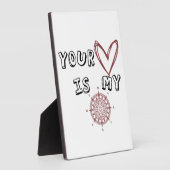 あなたのハートは私のコンパスだ フォトプラーク (側面)