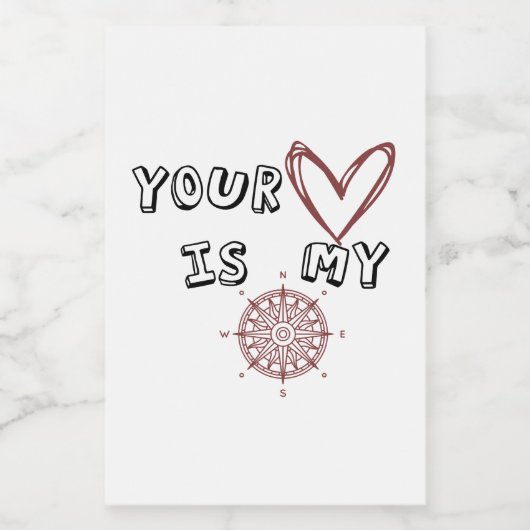 あなたのハートは私のコンパスだ フードラベル (シングルラベル)