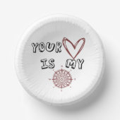 あなたのハートは私のコンパスだ ペーパーボウル (正面)