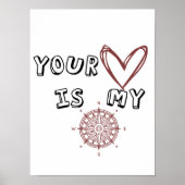 あなたのハートは私のコンパスだ ポスター (正面)