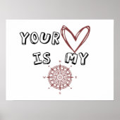 あなたのハートは私のコンパスだ ポスター (正面)