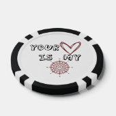 あなたのハートは私のコンパスだ ポーカーチップ (シングル)