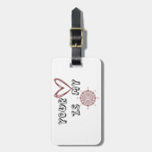 あなたのハートは私のコンパスだ ラゲッジタグ (正面縦)