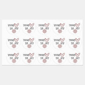 あなたのハートは私のコンパスだ ラベル (シート)