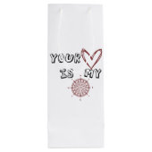 あなたのハートは私のコンパスだ ワインギフトバッグ (裏面)