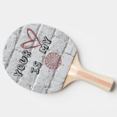 あなたのハートは私のコンパスだ 卓球ラケット (横)