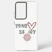 あなたのハートは私のコンパスだ SAMSUNG GALAXYケース (裏面)