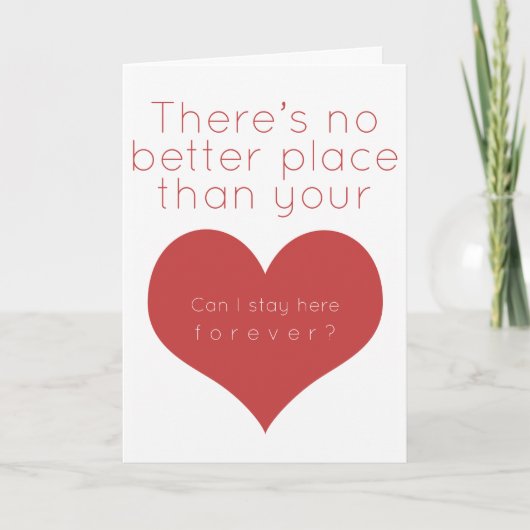 あなたのハートよりよい場所がありません(赤い) シーズンカード (正面)