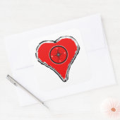 あなたのハートをコンパスにする スクエアシール (封筒)