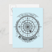 あなたのハートをコンパスにする ポストカード (正面/裏面)