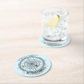 あなたのハートをコンパスにする ラウンドペーパーコースター (インサイチュ)