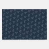 あなたのハートをライトブルーのクリスマスにする ラッピングペーパーシート (正面)