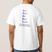 あなたのハートを保護して下さい Tシャツ (裏面)