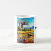 あなたのハートを共有する優しいカード –  コーヒーマグカップ (中央)